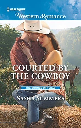 Book cover for Courted by the Cowboy (The Boones of Texas, 3) by Summers, Sasha