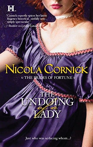 Book cover for The Undoing of a Lady (De lady's van Fortune's Folly, 4) by Cornick, Nicola