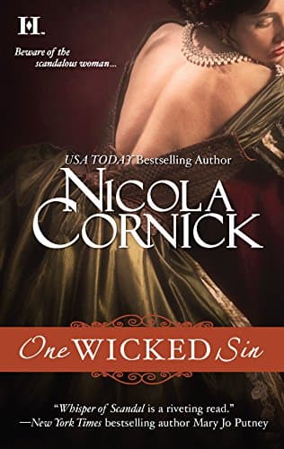 Book cover for One Wicked Sin (Scandalous Women of the Ton, 2) by Cornick, Nicola
