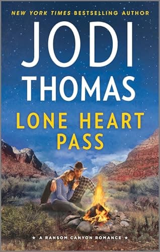 Book cover for Lone Heart Pass: A Small Town Cowboy Romance (Ransom Canyon, 3) by Thomas, Jodi