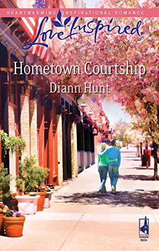 Book cover for Hometown Courtship (Love Inspired) by Hunt, Diann