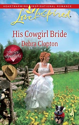 Book cover for His Cowgirl Bride (Mule Hollow Matchmakers, Book 12) by Clopton, Debra