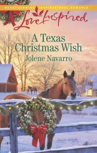 Book cover for A Texas Christmas Wish (Love Inspired) by Navarro, Jolene