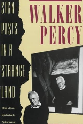 Book cover for Signposts in a Strange Land by Walker Percy