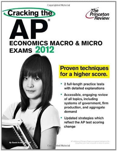 Book cover for Cracking the AP Economics Macro & Micro Exams, 2012 Edition (College Test Preparation) by Princeton Review