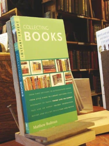 Book cover for Instant Expert: Collecting Books by Budman, Matthew