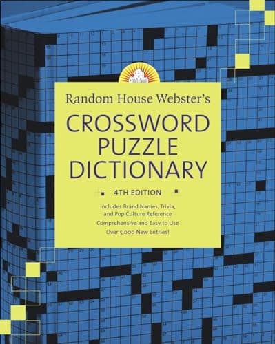 Book cover for Random House Webster's Crossword Puzzle Dictionary, 4th Edition by Elliott, Stephen