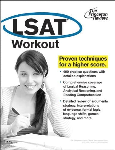 Book cover for LSAT Workout (Graduate School Test Preparation) by Princeton Review