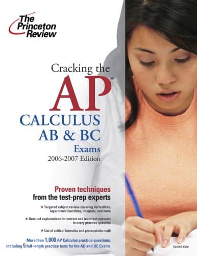 Book cover for Cracking the AP Calculus AB and BC Exams, 2006-2007 Edition (College Test Preparation) by David S. Kahn