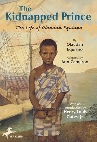 Book cover for The Kidnapped Prince: The Life of Olaudah Equiano by Cameron, Ann