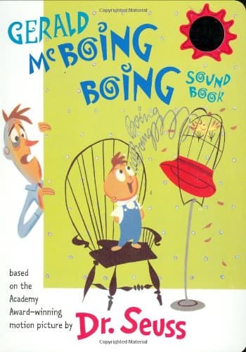 Book cover for Gerald McBoing Boing Sound Book by Seuss, Dr.