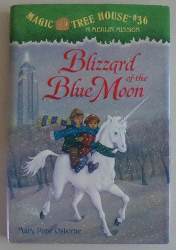 Book cover for Blizzard of the Blue Moon (Magic Tree House) by Osborne, Mary Pope
