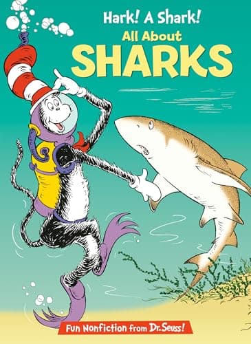 Book cover for Hark! A Shark! All About Sharks (The Cat in the Hat's Learning Library) by Worth, Bonnie