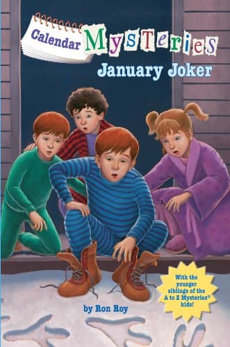 Book cover for Calendar Mysteries #1: January Joker (A Stepping Stone Book(TM)) by Roy, Ron