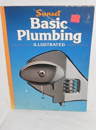 Book cover for Sunset Basic plumbing, illustrated by Sunset Books