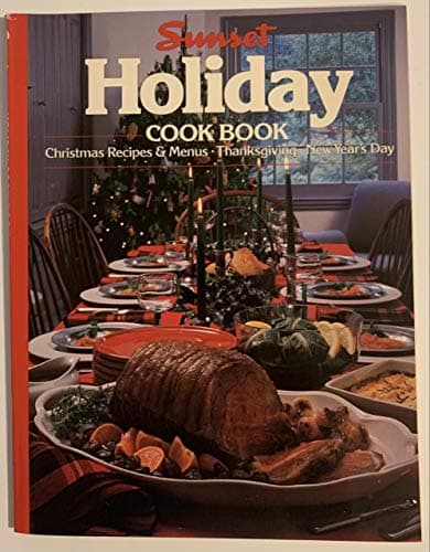 Book cover for Holiday Cook Book by Sunset Books
