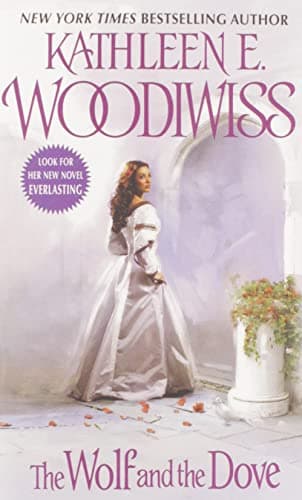 Book cover for The Wolf and the Dove: A Medieval Historical Romance of Conquest and Passion by Woodiwiss, Kathleen E