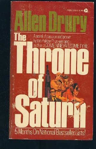 Book cover for The Throne of Saturn by Drury, Allen