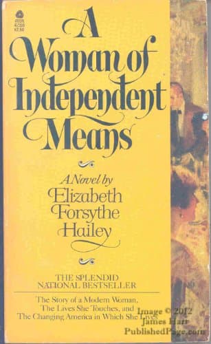 Book cover for A Woman of Independent Means by Elizabeth Forsythe Hailey