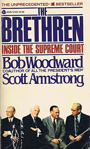 Book cover for The Brethren: Inside the Supreme Court by Woodward, Bob