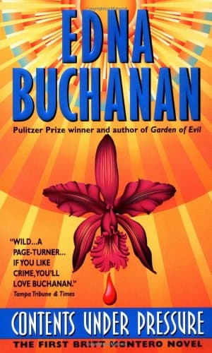 Book cover for Contents Under Pressure (Avon Twilight Mystery) (1st in Britt Montero Mystery series) by Buchanan, Edna