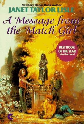Book cover for A Message from the Match Girl by Lisle, Janet Taylor