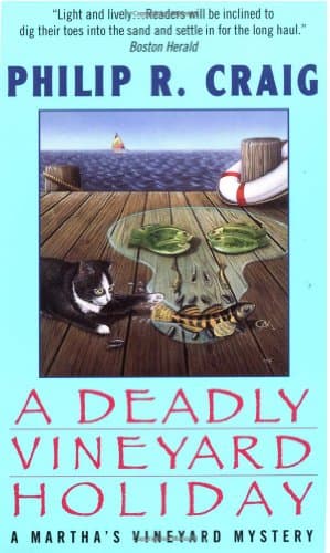 Book cover for A Deadly Vineyard Holiday by Craig, Philip R.