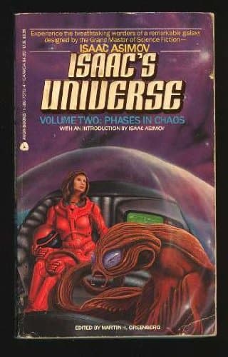 Book cover for Phases in Chaos (Isaac's Universe, Vol. 2) by Martin H. Greenberg
