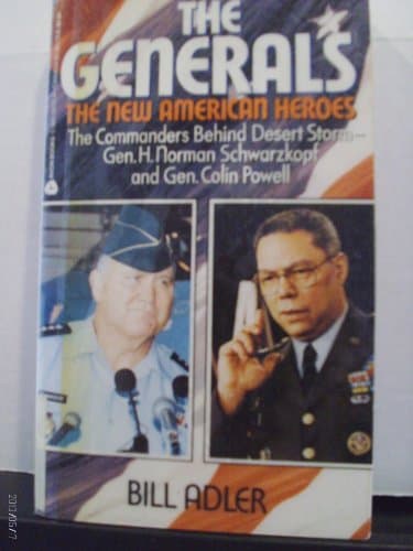 Book cover for The Generals: The New American Heroes by Adler, Bill