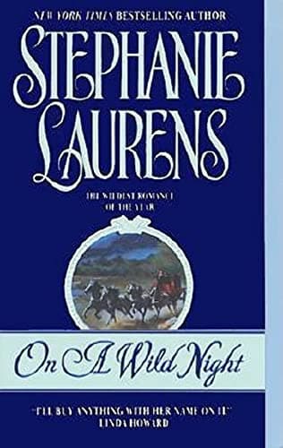 Book cover for On a Wild Night (Cynster Novels, 8) by Laurens, Stephanie