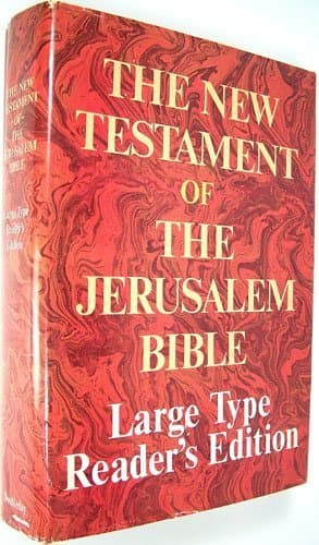 Book cover for The New Testament of the Jerusalem Bible, Large Type Reader's Edition by Jones, Alexander