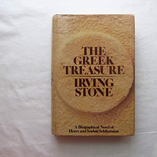 Book cover for The Greek Treasure by Irving Stone