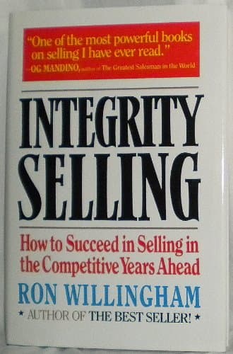 Book cover for Integrity Selling by Willingham, Ron