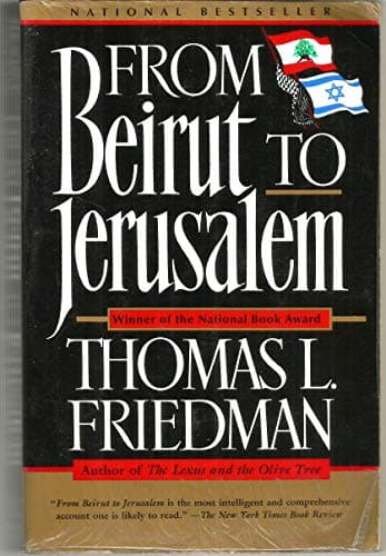 Book cover for From Beirut to Jerusalem by Friedman, Thomas L.