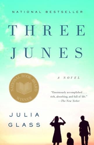 Book cover for Three Junes by Glass, Julia