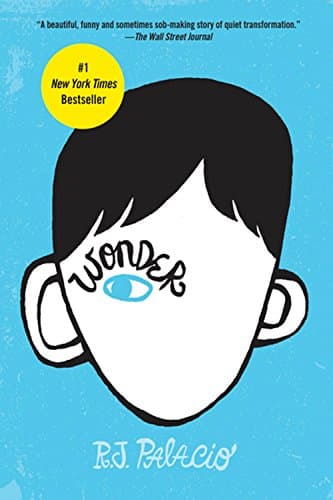 Book cover for Wonder by R.J. Palacio