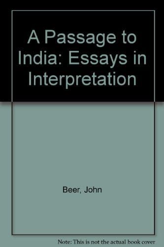 Book cover for A Passage to India by Beer, John