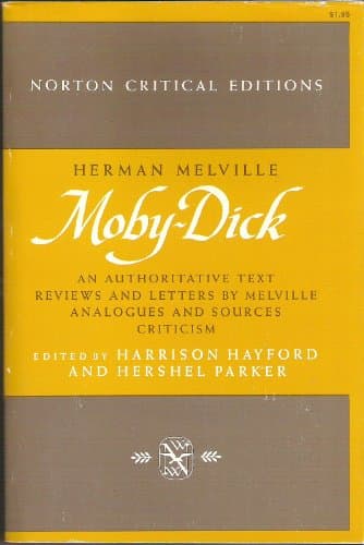 Book cover for Moby-Dick by melville, herman