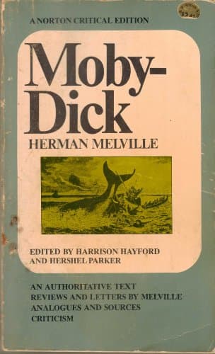 Book cover for Moby Dick by Melville, Herman