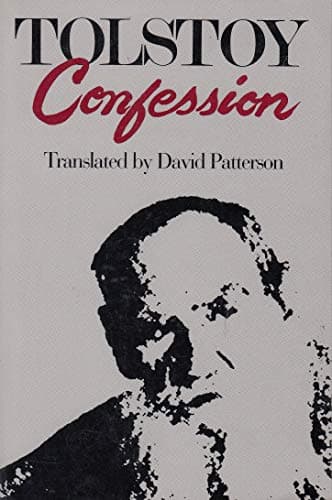 Book cover for Confession (English and Russian Edition) by Leo Tolstoy
