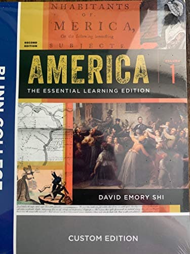 Book cover for AMERICA THE ESSENTIALS LEARNING EDITION VOL 1 by SHI