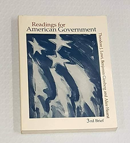 Book cover for Readings for American Government, 3rd Brief Ed. by Lowi, Theodore J.