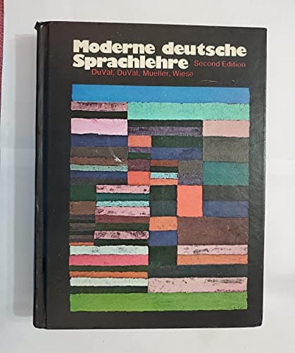 Book cover for Moderne Deutsche Sprachlehre (English and German Edition) by Du Val, F. Alan