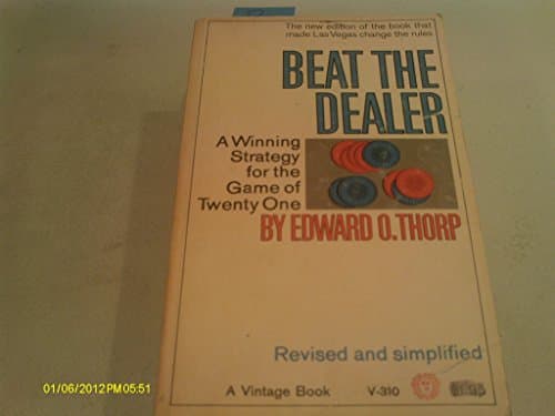 Book cover for Beat the Dealer by Edward O. Thorp