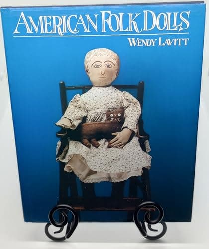 Book cover for American folk dolls by Lavitt, Wendy