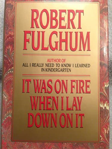 Book cover for It Was on Fire When I Lay Down on It by Fulghum, Robert