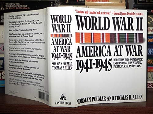 Book cover for World War II, America at War 1941-1945 by Allen, Thomas B.