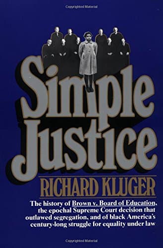Book cover for Simple Justice by Kluger, Richard
