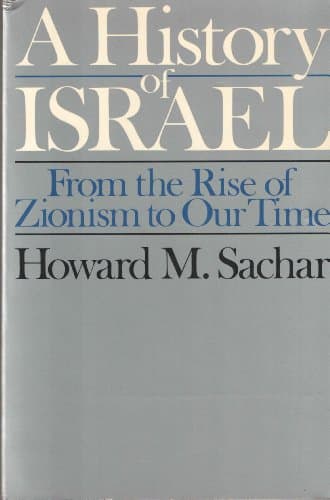 Book cover for A History of Israel by Sachar, Howard M.