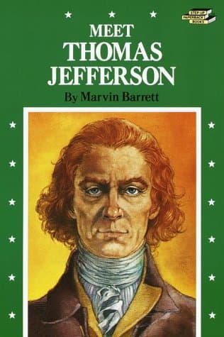 Book cover for Meet Thomas Jefferson (Step-Up Biographies) by Barrett, Marvin